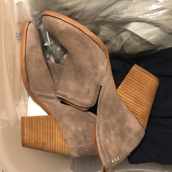 Jeffrey Campbell Shoes - Jeffrey Campbell Rosalee Ankle Siede Bootie 11